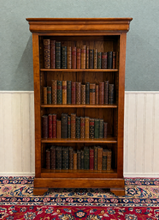 Load image into Gallery viewer, Vintage French Louis Philippe Bookcase Display Cabinet Cherry Mid 20th c