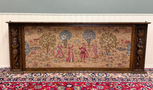 Load image into Gallery viewer, Antique LARGE French Carved Oak Framed Wall Aubusson Style Tapestry/Textile 8ft