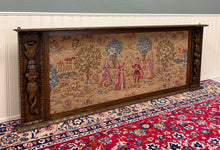 Load image into Gallery viewer, Antique LARGE French Carved Oak Framed Wall Aubusson Style Tapestry/Textile 8ft