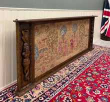 Load image into Gallery viewer, Antique LARGE French Carved Oak Framed Wall Aubusson Style Tapestry/Textile 8ft