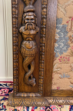Load image into Gallery viewer, Antique LARGE French Carved Oak Framed Wall Aubusson Style Tapestry/Textile 8ft