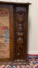 Load image into Gallery viewer, Antique LARGE French Carved Oak Framed Wall Aubusson Style Tapestry/Textile 8ft