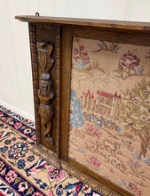 Load image into Gallery viewer, Antique LARGE French Carved Oak Framed Wall Aubusson Style Tapestry/Textile 8ft