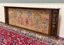 Load image into Gallery viewer, Antique LARGE French Carved Oak Framed Wall Aubusson Style Tapestry/Textile 8ft