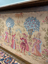 Load image into Gallery viewer, Antique LARGE French Carved Oak Framed Wall Aubusson Style Tapestry/Textile 8ft