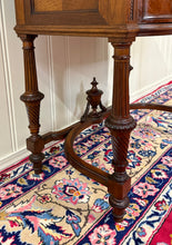 Load image into Gallery viewer, Antique French Louis XVI Style Marble Top Chest Side End Table Walnut c.1920s-30
