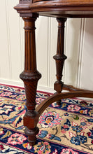 Load image into Gallery viewer, Antique French Louis XVI Style Marble Top Chest Side End Table Walnut c.1920s-30