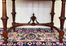 Load image into Gallery viewer, Antique French Louis XVI Style Marble Top Chest Side End Table Walnut c.1920s-30