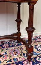 Load image into Gallery viewer, Antique French Louis XVI Style Marble Top Chest Side End Table Walnut c.1920s-30