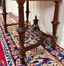Load image into Gallery viewer, Antique French Louis XVI Style Marble Top Chest Side End Table Walnut c.1920s-30