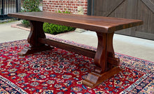 Load image into Gallery viewer, Antique French Country Farm Table Dining Table Farmhouse Desk Oak C. 1900