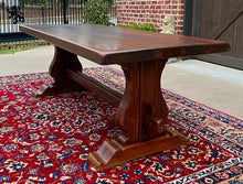 Load image into Gallery viewer, Antique French Country Farm Table Dining Table Farmhouse Desk Oak C. 1900