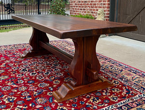 Antique French Country Farm Table Dining Table Farmhouse Desk Oak C. 1900