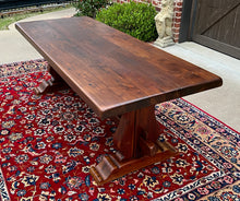 Load image into Gallery viewer, Antique French Country Farm Table Dining Table Farmhouse Desk Oak C. 1900