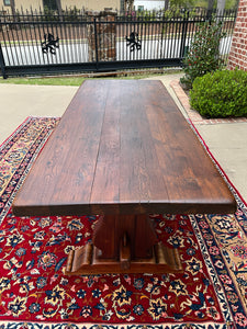 Antique French Country Farm Table Dining Table Farmhouse Desk Oak C. 1900