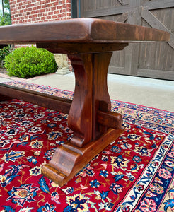 Antique French Country Farm Table Dining Table Farmhouse Desk Oak C. 1900