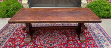 Load image into Gallery viewer, Antique French Country Farm Table Dining Table Farmhouse Desk Oak C. 1900