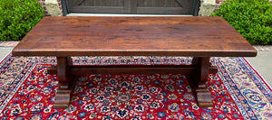 Antique French Country Farm Table Dining Table Farmhouse Desk Oak C. 1900