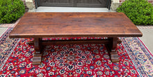 Load image into Gallery viewer, Antique French Country Farm Table Dining Table Farmhouse Desk Oak C. 1900