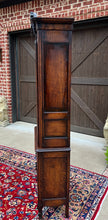 Load image into Gallery viewer, Antique French Vitrine Over Chest of Drawers Bonnetiere Bookcase Oak Carved 19C