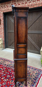 Antique French Vitrine Over Chest of Drawers Bonnetiere Bookcase Oak Carved 19C