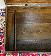 Load image into Gallery viewer, Antique Danish Dome Top Trunk Chest Blanket Box Storage Coffer Oak Mid 19th C