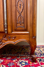 Load image into Gallery viewer, Antique French Buffet Sideboard Server Cupboard Panetiere Highly Carved Oak