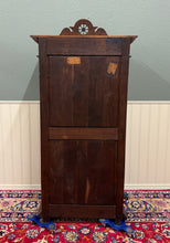 Load image into Gallery viewer, Antique French Breton Armoire Wardrobe Linen Cabinet Double Doors Drawer c. 1900