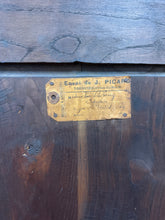 Load image into Gallery viewer, Antique French Breton Armoire Wardrobe Linen Cabinet Double Doors Drawer c. 1900