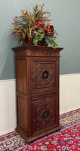 Load image into Gallery viewer, Antique French Breton Armoire Wardrobe Linen Cabinet Double Doors Drawer c. 1900