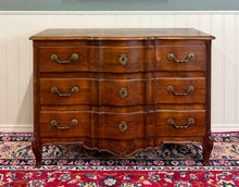 Load image into Gallery viewer, Antique French Chest of Drawers Commode Serpentine Carved Oak Louis XV c.1930s