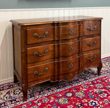 Load image into Gallery viewer, Antique French Chest of Drawers Commode Serpentine Carved Oak Louis XV c.1930s