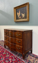 Load image into Gallery viewer, Antique French Chest of Drawers Commode Serpentine Carved Oak Louis XV c.1930s