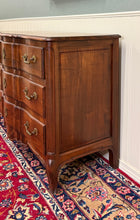 Load image into Gallery viewer, Antique French Chest of Drawers Commode Serpentine Carved Oak Louis XV c.1930s