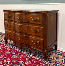 Load image into Gallery viewer, Antique French Chest of Drawers Commode Serpentine Carved Oak Louis XV c.1930s