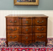 Load image into Gallery viewer, Antique French Chest of Drawers Commode Serpentine Carved Oak Louis XV c.1930s