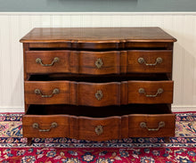 Load image into Gallery viewer, Antique French Chest of Drawers Commode Serpentine Carved Oak Louis XV c.1930s