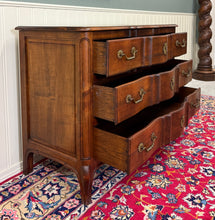 Load image into Gallery viewer, Antique French Chest of Drawers Commode Serpentine Carved Oak Louis XV c.1930s