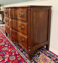 Load image into Gallery viewer, Antique French Chest of Drawers Commode Serpentine Carved Oak Louis XV c.1930s
