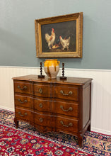 Load image into Gallery viewer, Antique French Chest of Drawers Commode Serpentine Carved Oak Louis XV c.1930s