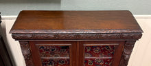 Load image into Gallery viewer, Antique French Pair of Renaissance Carved Bookcases Display Cabinets Oak c.1900