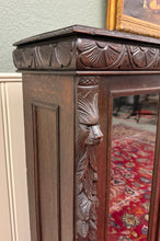 Load image into Gallery viewer, Antique French Pair of Renaissance Carved Bookcases Display Cabinets Oak c.1900