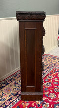 Load image into Gallery viewer, Antique French Pair of Renaissance Carved Bookcases Display Cabinets Oak c.1900