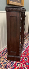 Load image into Gallery viewer, Antique French Pair of Renaissance Carved Bookcases Display Cabinets Oak c.1900