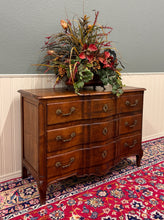 Load image into Gallery viewer, Antique French Chest of Drawers Commode Serpentine Carved Oak Louis XV c.1930s