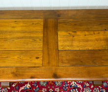 Load image into Gallery viewer, Antique French Country Farm Dining Table Farmhouse Trestle Base Oak c.1900-1920s