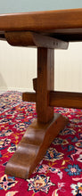 Load image into Gallery viewer, Antique French Country Farm Dining Table Farmhouse Trestle Base Oak c.1900-1920s
