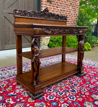 Load image into Gallery viewer, Antique American Server Sideboard Console Sofa Table Quartersawn Oak RJ Horner