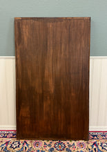 Load image into Gallery viewer, Antique French Mirror Over Mantel LARGE Rectangular Oak Carved Beveled c.1930