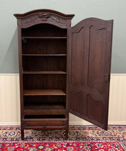 Load image into Gallery viewer, Antique French Louis XV Style Armoire Cupboard Linen Cabinet Bonnetiere Oak